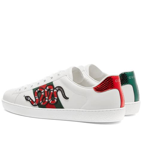 gucci ace sneakers 2019|Gucci ace metallic snakeskin sneakers.